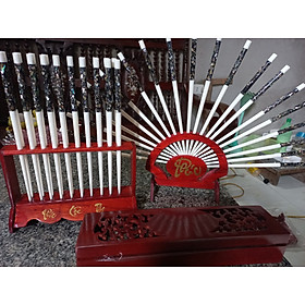 Mua Đũa thờ chân đế gỗ hương  đũa bằng xương  đầu gắn khảm trai ốc