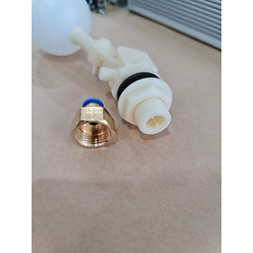 Mua Bộ thiết bị tạo ẩm phun sương làm mát cho nhà vườn (Vỉ 10 mắt + nguồn 48V BNMN Chống Ẩm + phao cơ tròn có ren)