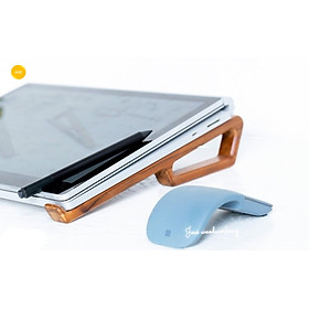 Mua Kệ Gỗ Tản Nhiệt Laptop  Giá Đỡ Laptop Gỗ Teak Sang Trọng Thiết Kế Có Tay Nâng Tiện Ích  Chân Đế Gỗ Đỡ Ipad/ Máy Tính Bảng