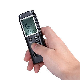 8GB 1536Kbps Audio Voice Recorder MP3 Music Player Dictaphone Voice Activate(VAR) A-B Repeating Telephone Conversation Recording