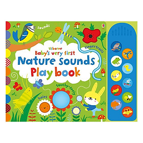 Hình ảnh sách Sách tương tác tiếng Anh - Usborne Baby's Very First Nature Sounds Playbook