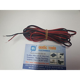 Mua Đoạn dây đỏ đen 0.5 cắt sẳn 5m