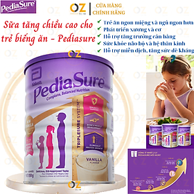 Sữa tăng chiều cao cho trẻ biếng ăn từ 1-10 tuổi Úc Pediasure Vanilla giúp phát triển cân đối chiều cao, cân nặng, trí não - OZ Slim Store