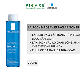 Nước Hoa Hồng Cho Da Mụn La Roche Posay Effaclar Astringent Lotion 200ml