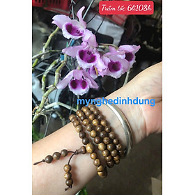 Vòng trầm tốc phong thủy 6ly chuỗi 108 hạt cao cấp víp