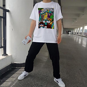 HXẢ HÀNG 50K Áo Tay Lỡ Unisex Grafity Dream