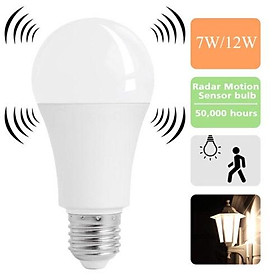 Mua Bóng Đèn LED Tiết Kiệm Năng Lượng E27 Cảm Biến Chuyển Động Thông Minh