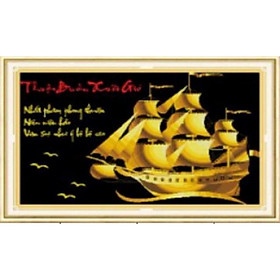 Mua Tranh thêu thuận buồm xuôi gió kt 81x56 cm