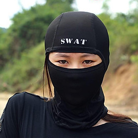 KHĂN TRÙM ĐẦU KIỂU NINJA Swat 3 in 1 Chất liệu vải siêu mềm mịn Co giãn Chống nắng Chống bụi