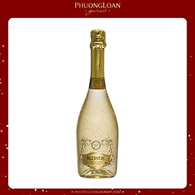 Rượu Vang Nổ Sparkling Tây Ban Nha Blonde Gold Flakes 22 Carat (Vảy Vàng)