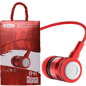 Mua Tai nghe có dây nhét tai Viniel Stereo Real Sound cho IPHONE/IPAD/SAMSUNG/Android VSR63 - Hàng chính hãng