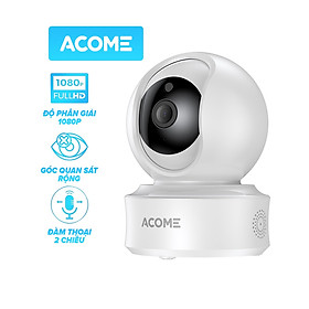 Camera Wifi Thông Minh Trong Nhà ACOME APC03 Tặng Kèm Thẻ Nhớ 32G Độ Phân Giải 1080P [Hàng Chính Hãng]