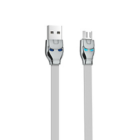 Mua Cáp sạc dẹt chuẩn Micro USB Hoco  hỗ trợ sạc nhanh 2.4A  có LED báo sạc  hạn chế rối  dành cho Samsung  Xiaomi  Huawei  Vivo  Sony  U14 1m2