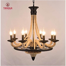 Mua Đèn trần trang trí  đèn trần phòng khách dây thừng DCH 0984