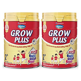 COMBO 2 HỘP SỮA BỘT DIELAC GROW PLUS 2+ 900G CHO TRẺ TỪ 2 - 10 TUỔI