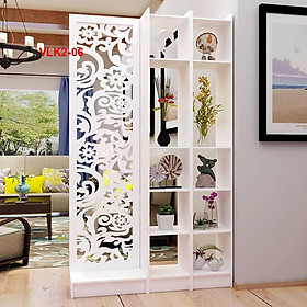 Mua Vách Ngăn Bình Phong Họa Tiết Hiện Đại ( 1 Vách 2 Kệ) - Nội thất lắp ráp