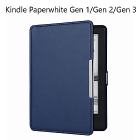 Bao Da Cover Cho Máy Đọc Sách Kindle Paperwhite Gen 1 / Gen 2 / Gen 3 2018 (7th) Vân Da