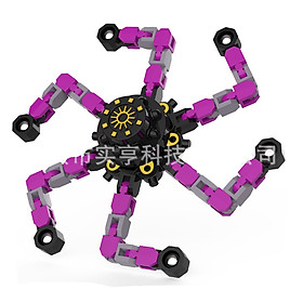 Spiner Spinner Robot Kim Loại 6 Cánh Cao Cấp Con Quay Vô Cực Thần Tốc Ma Thuật Manh Nhất Gấp Gọn Để Bàn Giá rẻ