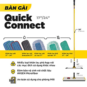 Mua BỘ CÂY LAU SÀN NHÔM 58  QUICK CONNECT - SKU: BCL01