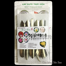 Mua Bộ 10 dụng cụ làm thạch rau câu 3D – Bộ số 1 - Tặng kèm kim nhụy – Mã số 1010
