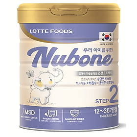 Combo 02 lon sữa công thức cao cấp Nubone step 1 cho trẻ 0