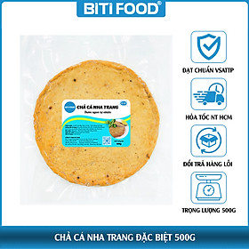 Chả cá Nha Trang Đặc Biệt 500g túi kiểm định ATVSTP, Chả Cá Chiên BiTi FOOD