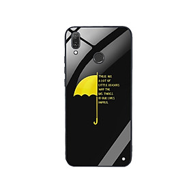 Ốp Lưng Kính Cường Lực cho điện thoại Huawei Y9 2019 - Umbrella