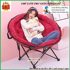 Ghế lười nằm thư giãn PAPASAN, đệm dày êm ái, gấp gọn dễ dàng, khung thép chắc chắn - BH 24 tháng - RE0756