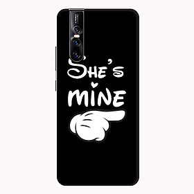 Ốp lưng điện thoại Vivo V15 hình She'S Mine - Hàng chính hãng