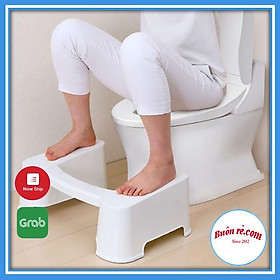 Mua Ghế Nhựa Kê Chân Toilet   Bồn Cầu Khi Đi Vệ Sinh chống táo bón SONG LONG 00275