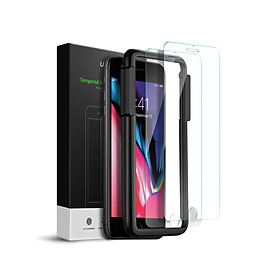 Kính cường lực bảo vệ chống trầy xướt dành cho iPhone 7 - 8 màu trắng 2 miếng dán Ugreen 60372 Hàng Chính Hãng