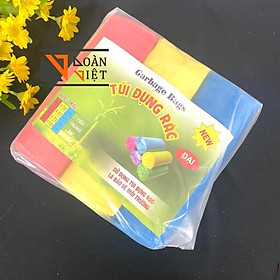 Mua 1 KG TÚI RÁC CUỘN - Dày  dai  chắc chắn TỰ HUỶ SINH HỌC - SIZE ĐẠI. TRUNG  TIỂU - Màu đen  vàng  đỏ   xan