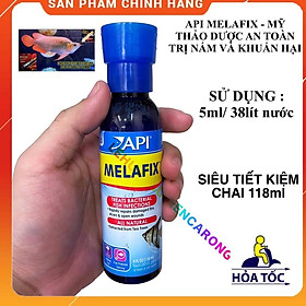 MELAFIX Dung Dịch Kháng Khuẩn Cao Cấp Chai 118ml 237ml 473ml Dành Cho Bể Cá Cảnh