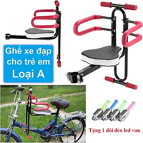 Mua Ghế đệm gắn xe đạp cho trẻ em loại A - Tặng 1 đôi đèn van