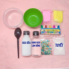 Bộ Kit Làm Slime Mây Slime Bơ Đầy Đủ Nhất Cloud Slime Butter Slime 2 IN 1