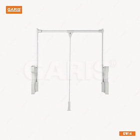 Giá nâng hạ treo quần áo, màu trắng Garis GW14
