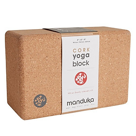 Gạch tập yoga Manduka gỗ bần Cork Yoga Block