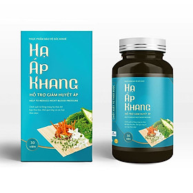 Viên Uống Hỗ Trợ Điều Trị Cao Huyết Áp HẠ ÁP KHANG (Hộp 30 Viên)