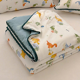 Chăn Đũi ICY Mới, Viền Ren Cao Cấp, Mềm Mịn, Mát Lạnh Cho Mùa Hè (2mx2m2) - HÀNG CHÍNH HÃNG MINIIN