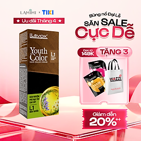 Nhuộm Phủ Bạc Cao Cấp Lavox 60ml x 2 - L5 - Nâu Mocha
