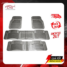 Bộ Thảm Lót Sàn Ô Tô PACKY PODA 6168 Màu Đen 7 Chỗ