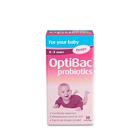 Men vi sinh Optibac Probiotics hồng dạng giọt 10ml