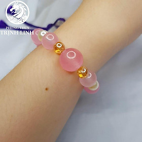 VÒNG CHUỖI THIẾT KẾ HỒNG NHẸ NHÀNG SIZE 10LY