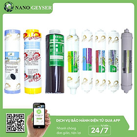 Mua Bộ 8 lõi lọc nước dùng cho các dòng máy NANO  Nano Geyser Eco  Ecotar  TK ... - Hàng Chính Hãng