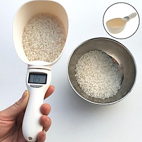 Digital Spoon Scales Kitchen Measuring Pet Food Spoon Scale Electronic Weighting Spoon Digital Weight in Grams and Ounces Measuring Spoon 800g/0.1g