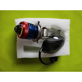 Đèn Led H4 râu bi cầu ánh sáng vàng và trắng