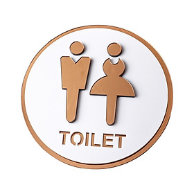 Toilet Sign Chic Bathroom Symbols for Home Bathing Establishments Restaurant