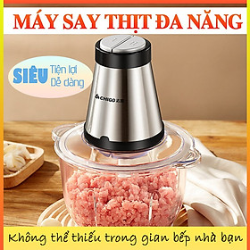 Mua Máy Xay Thịt  Thực Phẩm Đa Năng  Cối Thủy Tinh  4 Lưỡi Đa Năng  Công Suất 300W  Dung Tích 2L  Máy Xay Tỏi Ớ