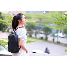 HEBE – Balo MINK da thật nguyên tấm lớp 1 cao cấp – MW04