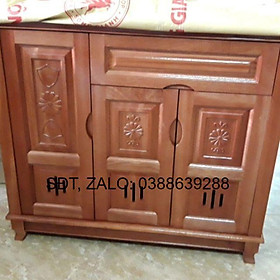 Mua Tủ giày dép gỗ soan đào giá thật
